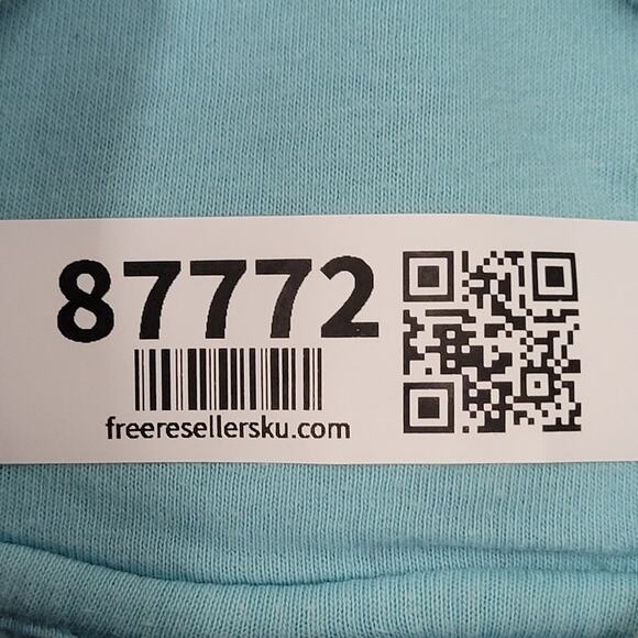 NIKE Swoosh All-Over-Print Hoodie Small 21x24 Blue Baggy Crop - Picture 7 of 15